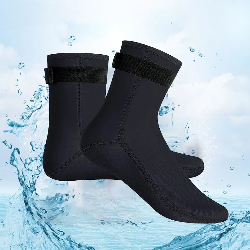 Women'S Shoes For Neuropathy - ネオプレンダイビングソックス 3 ミリメートルウェットスーツ男性女性サーフシューズサーマルクイックドライノンスリップ水泳ブーツアクアシューズウォームビーチソックス