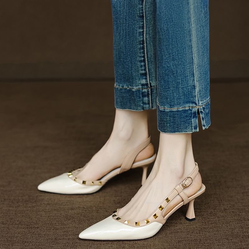 Women Shoes Size - 2026年ニューファッションスタイル メリージェーンシューズ - レディース中空インナーヒール付きリボン飾りローカットシングルシューズ