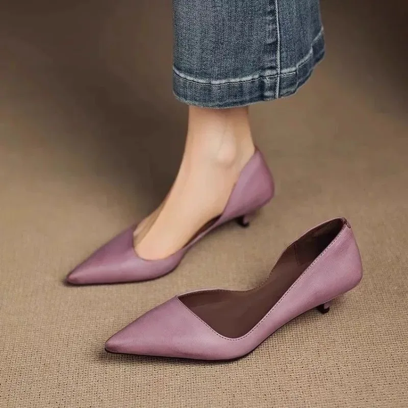 Women Shoes Size - レディース ポインテッドトゥ スティレットヒール ファッション 多用途 セクシー