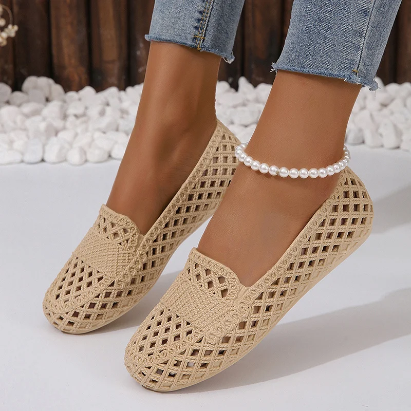 女性用滑り止め中空サンダル,カジュアルなアウターウェア,ファ - Women'S Shoes For Neuropathy のレビューと価格