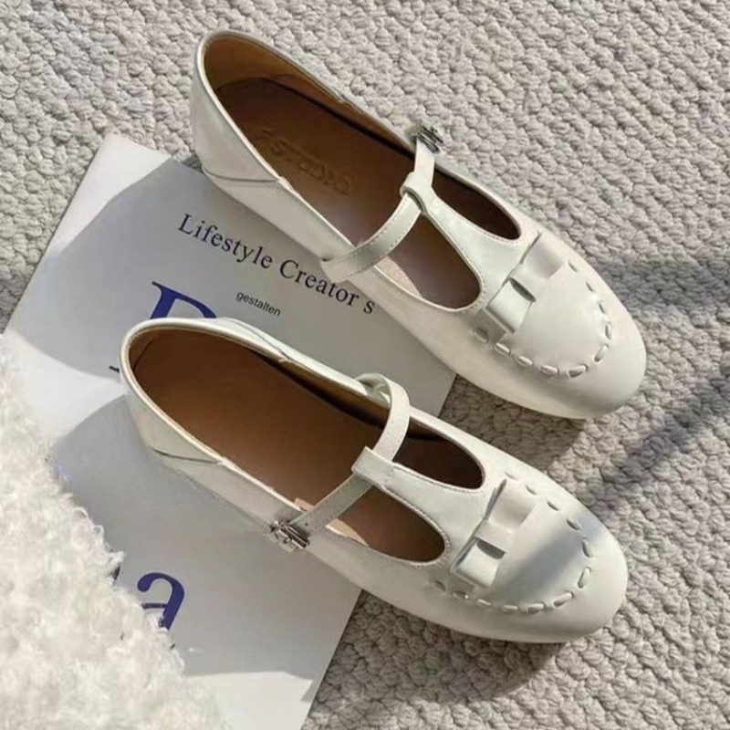 2025年夏新作 フランス風ロープメアリージェーンシューズ  - Mary Jane Shoes のレビューと価格