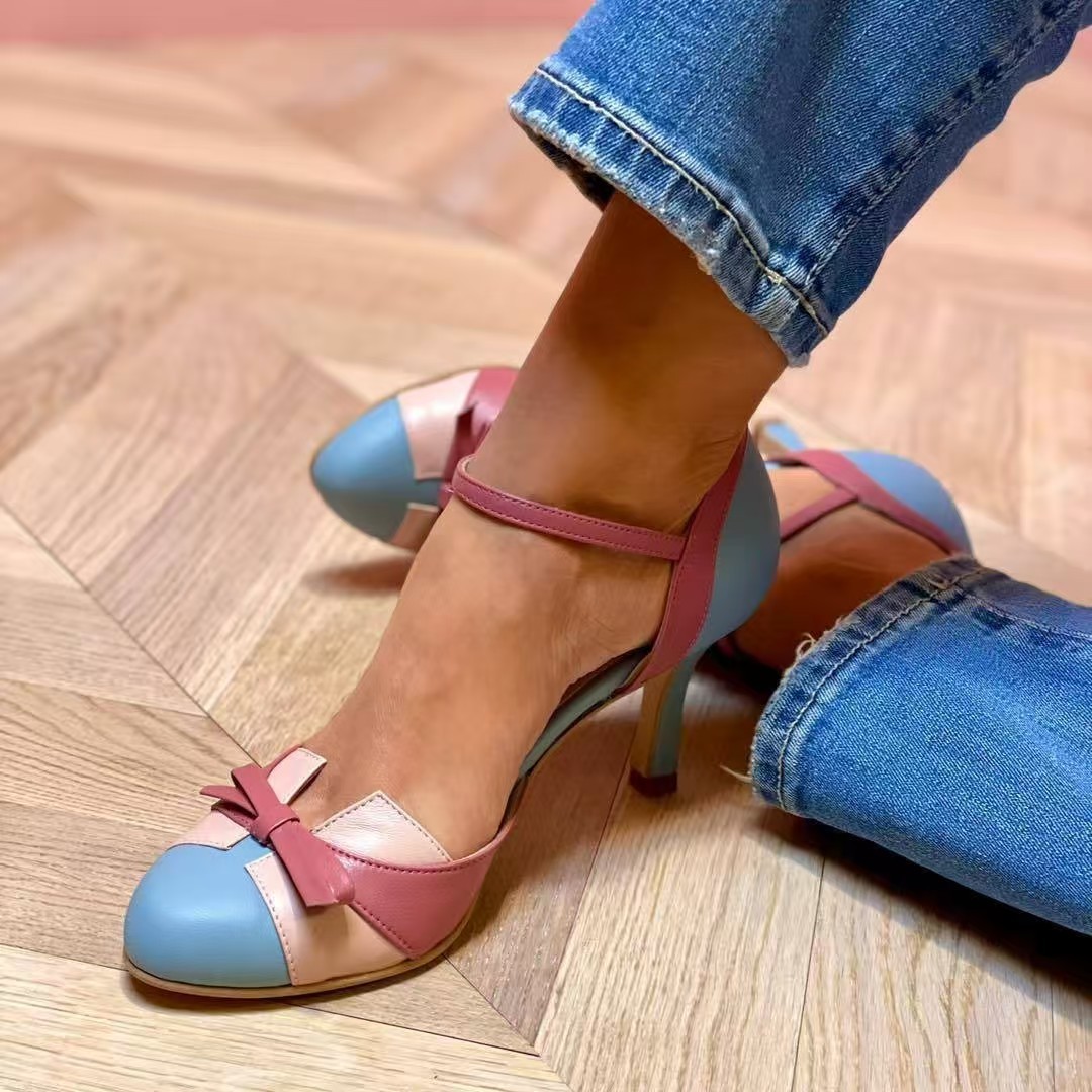 2026年新作サマースティレットサンダル ラウンドトゥ スプ - Women Shoes Model のレビューと価格