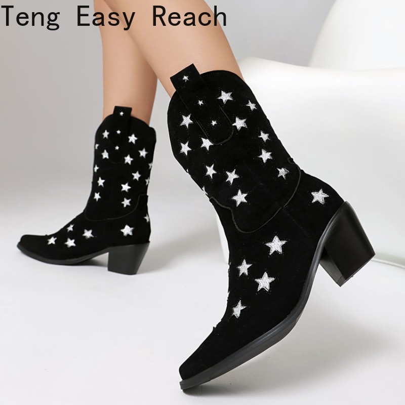 2026秋冬新作おしゃれハイヒールラウンドトゥショートブーツ - Women'S Shoes Easy Street のレビューと価格