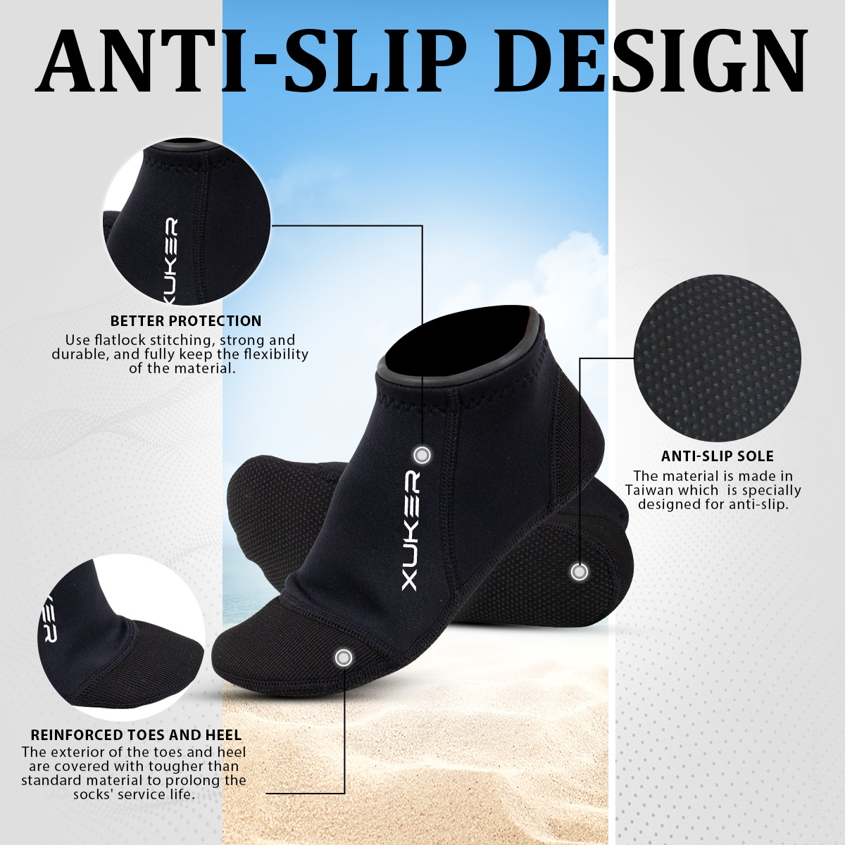 男性と女性のためのネオプレンソックス,ダイビングボール,水泳 - Women'S Shoes For Neuropathy のレビューと価格