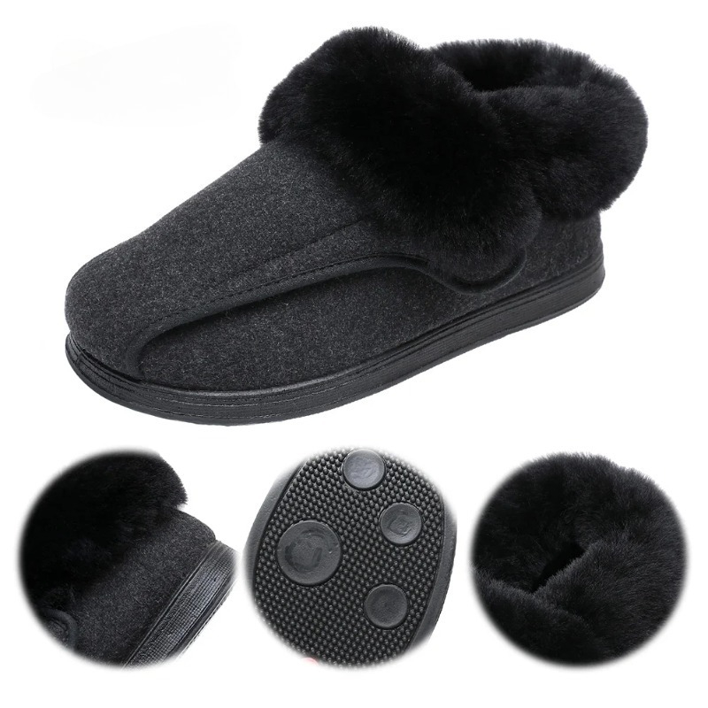 女性用糖尿病患者向けシューズ、暖かい冬用、調節可能な留め具、 - Women'S Shoes For Neuropathy のレビューと価格