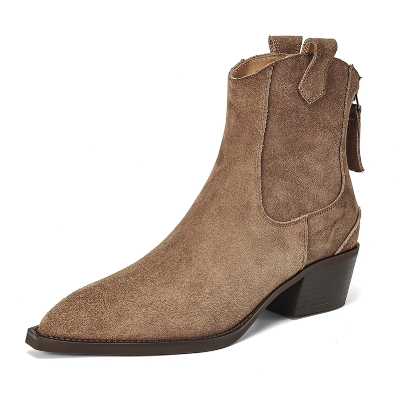 AIYUQI 女性のアンクルブーツ 2026 新しいポインテ - Western Cowgirl Boot のレビューと価格