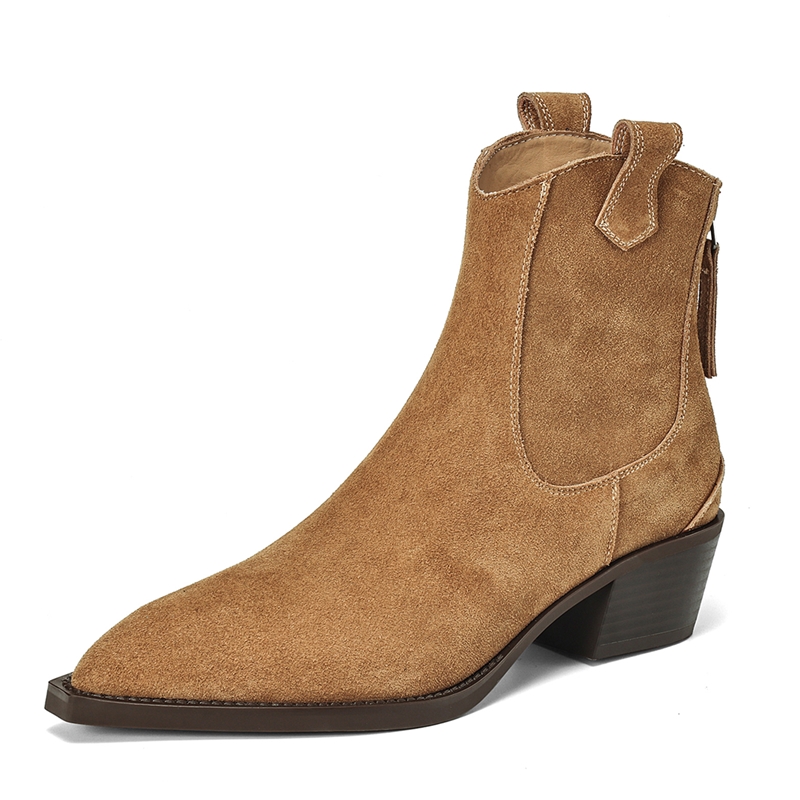 AIYUQI 女性のアンクルブーツ 2026 新しいポインテ - Western Cowgirl Boot のレビューと価格