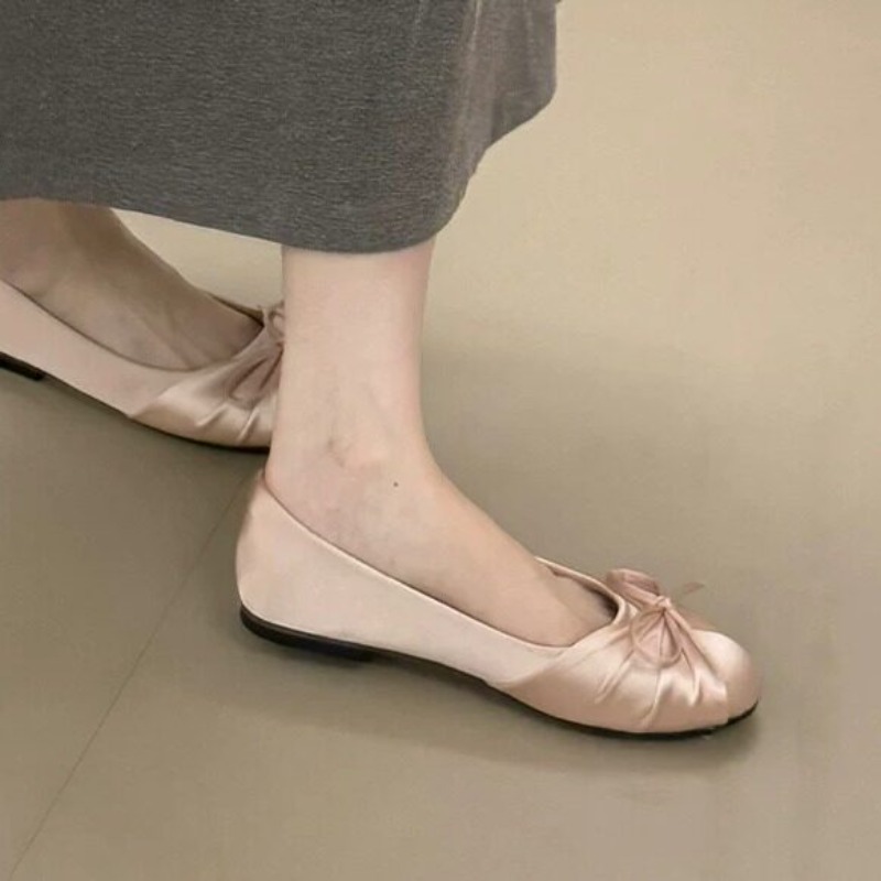 2026年新作 蝶結び サテン シャロー シングルシューズ  - Women Shoes Size のレビューと価格