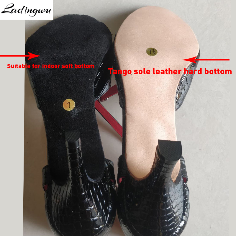 ゴム製アウトソールのためのラテンダンスシューズ社交ダンスシュ - Women'S Shoes For Neuropathy のレビューと価格