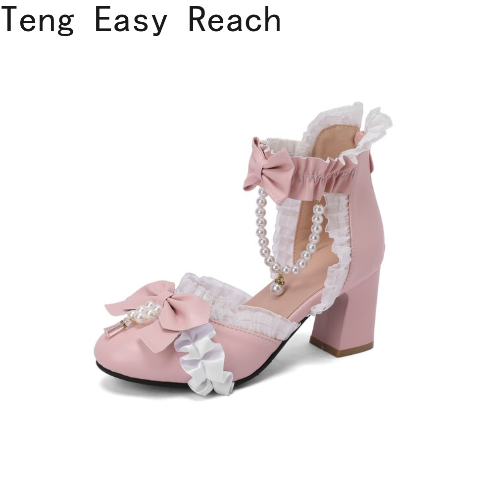 ガールズロリータメリージェーンサンダル、オープントゥ、甘いビ - Women'S Shoes Easy Street のレビューと価格