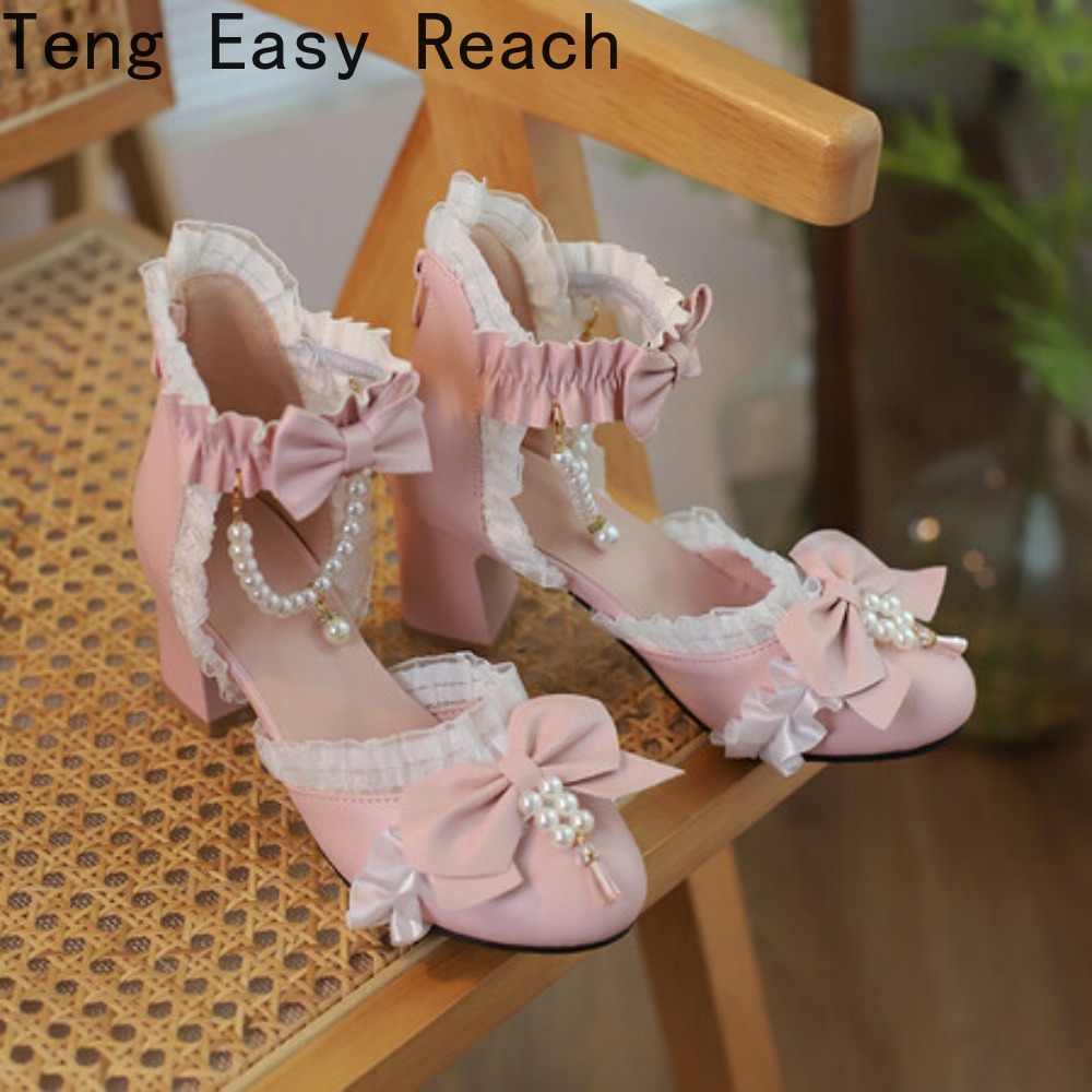 ガールズロリータメリージェーンサンダル、オープントゥ、甘いビ - Women'S Shoes Easy Street のレビューと価格