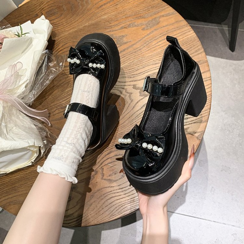 2026 ロリータシューズ黒スーパーハイヒールメアリージェー - Women Shoes Size のレビューと価格