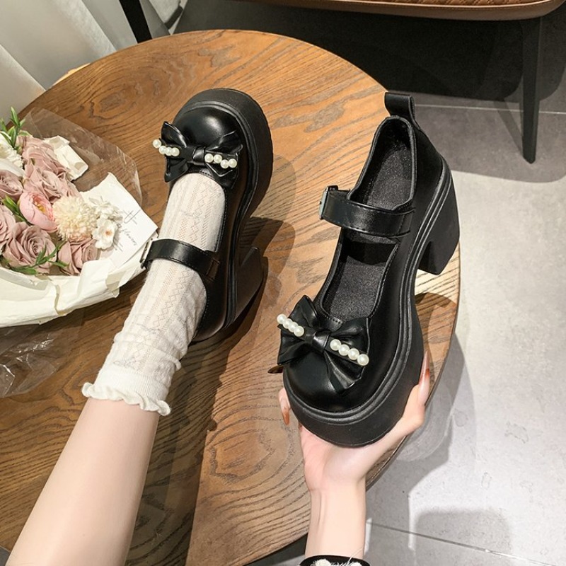 2026 ロリータシューズ黒スーパーハイヒールメアリージェー - Women Shoes Size のレビューと価格