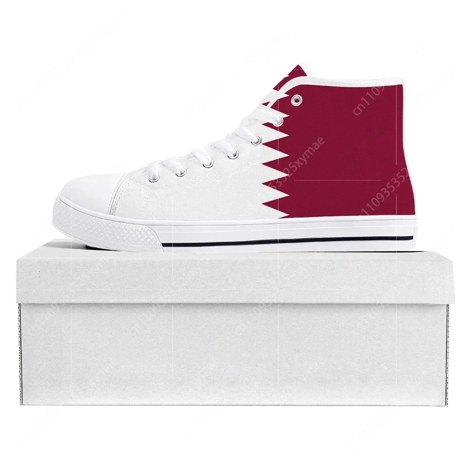 カタール国旗ハイトップ高品質スニーカーメンズレディースティー - Women Shoes Qatar のレビューと価格