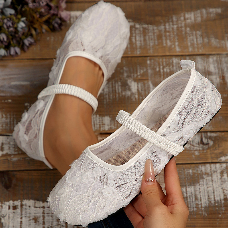 女性の靴通気性メッシュフラットシューズ女性のメリージェーンシ - Mary Jane Shoes のレビューと価格