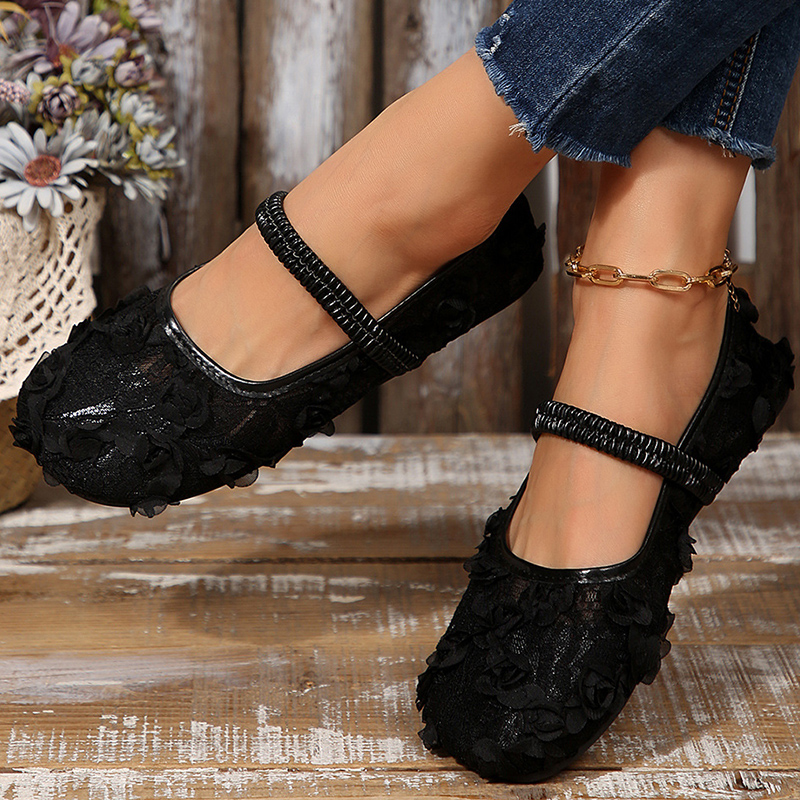 女性の靴通気性メッシュフラットシューズ女性のメリージェーンシ - Mary Jane Shoes のレビューと価格