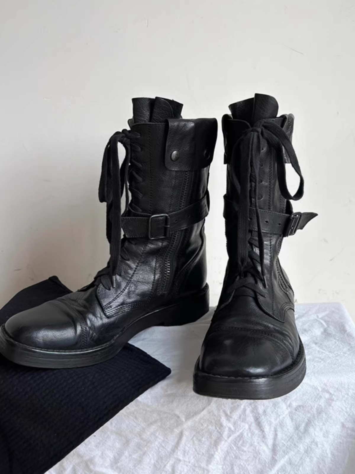 レトロナイトブーツ 本革製 ウエスタンカウボーイ バイクブー - Western Cowgirl Boot のレビューと価格
