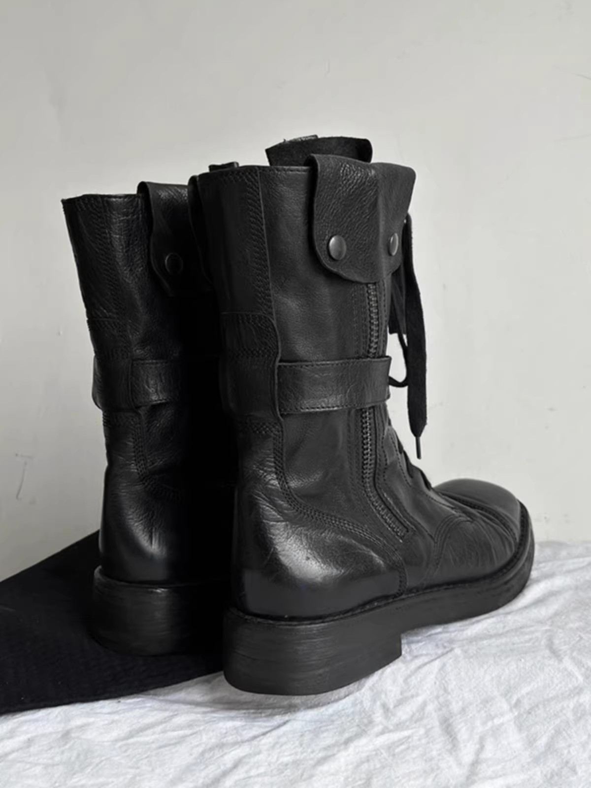 レトロナイトブーツ 本革製 ウエスタンカウボーイ バイクブー - Western Cowgirl Boot のレビューと価格