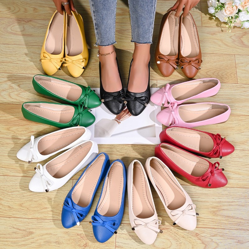 浅口ソフトソール快適レザーシューズレディース新作ウェッジシン - Women Shoes Size のレビューと価格