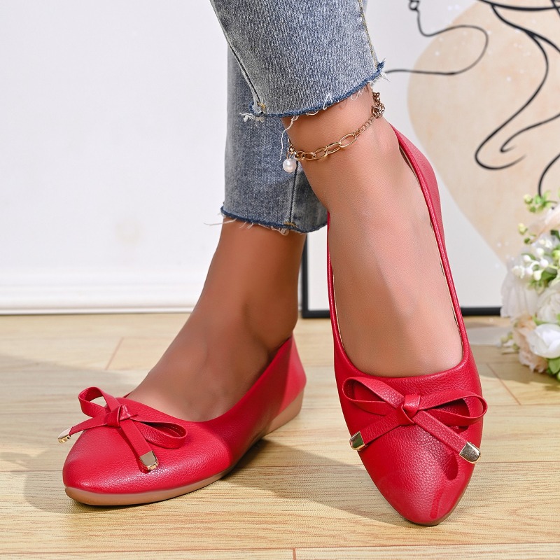 浅口ソフトソール快適レザーシューズレディース新作ウェッジシン - Women Shoes Size のレビューと価格