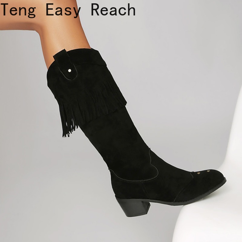 2025年冬新作 エレガントなハイバレルラウンドヘッドブーツ - Women'S Shoes Easy Street のレビューと価格