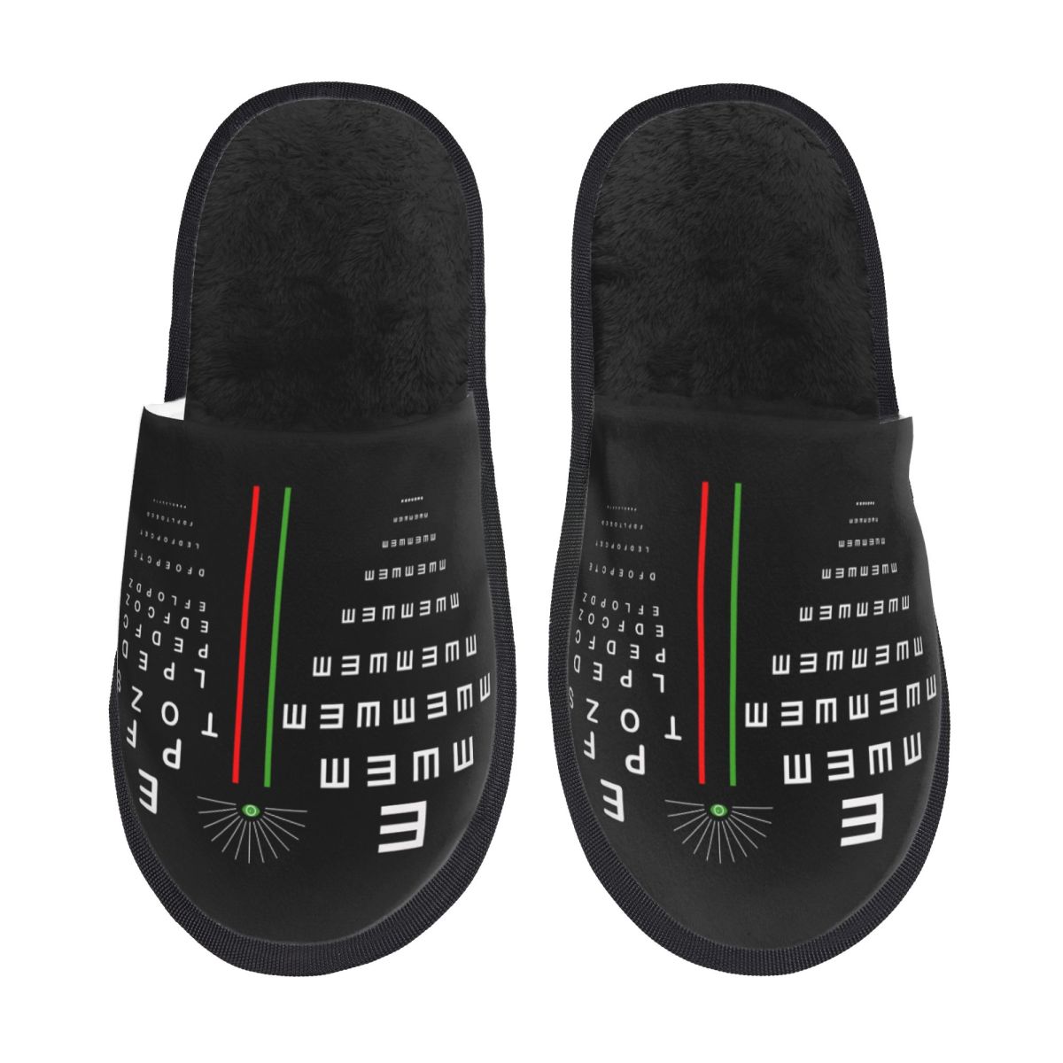 カスタムスネレン視力検査表ソフトメモリーフォームハウススリッ - Women Shoes Size Chart のレビューと価格