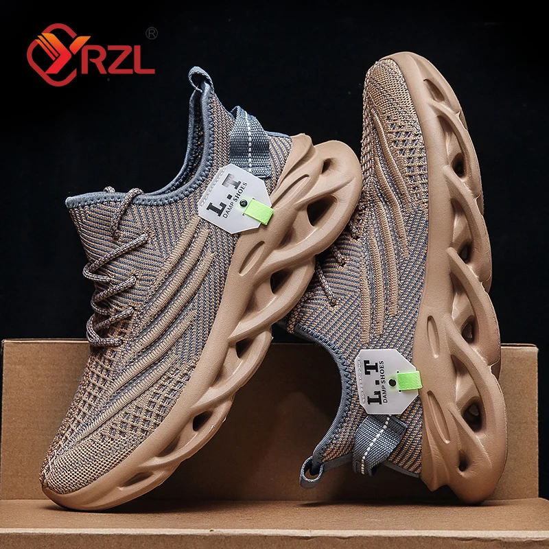 YRZL 男性スポーツランニング黒ジョギングシューズカジュア - Women Shoes Size Chart のレビューと価格